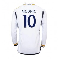 Muški Nogometni Dres Real Madrid Luka Modric #10 Domaci 2023-24 Dugi Rukav